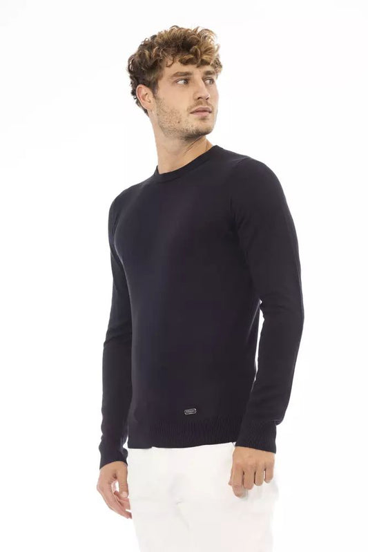 Blue Cashmere Sweatshirt