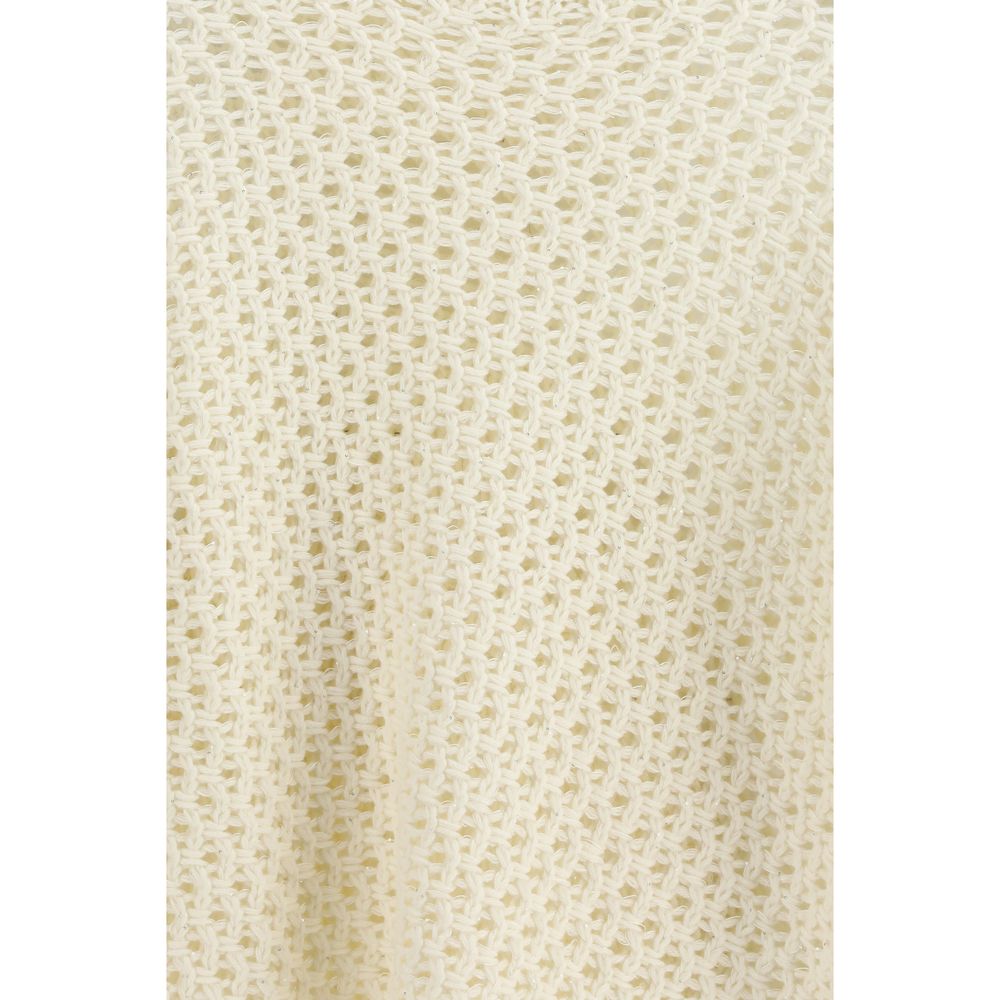 Cream Fleece Wool Sweatshirt