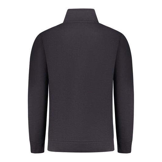 Blue Cotton Men Sweatshirt