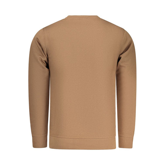 Marrone Cotton Men Sweatshirt