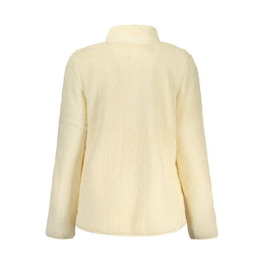 Beige Polyester Women Sweatshirt