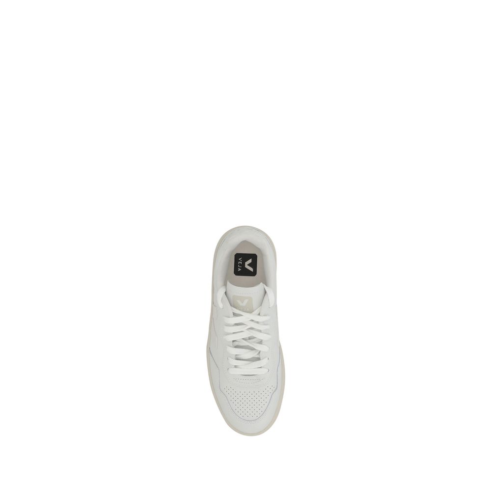 White Other Fibres Low Top Sneakers