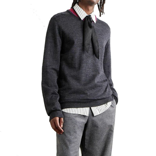 Gray Wool Sweatshirt