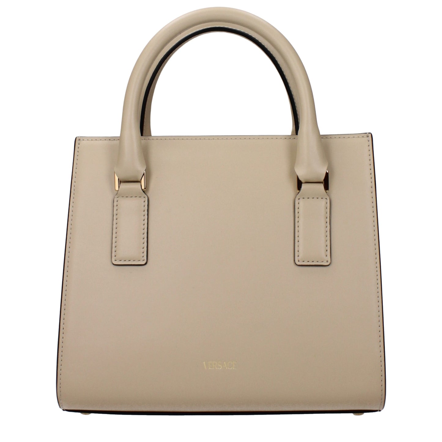 Beige Leather Handbag