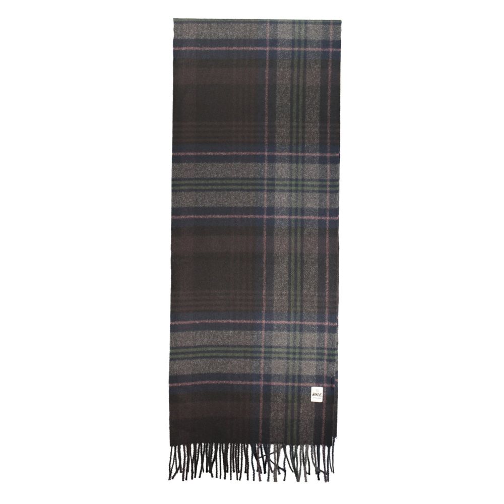 Black Polyester Mens Scarf