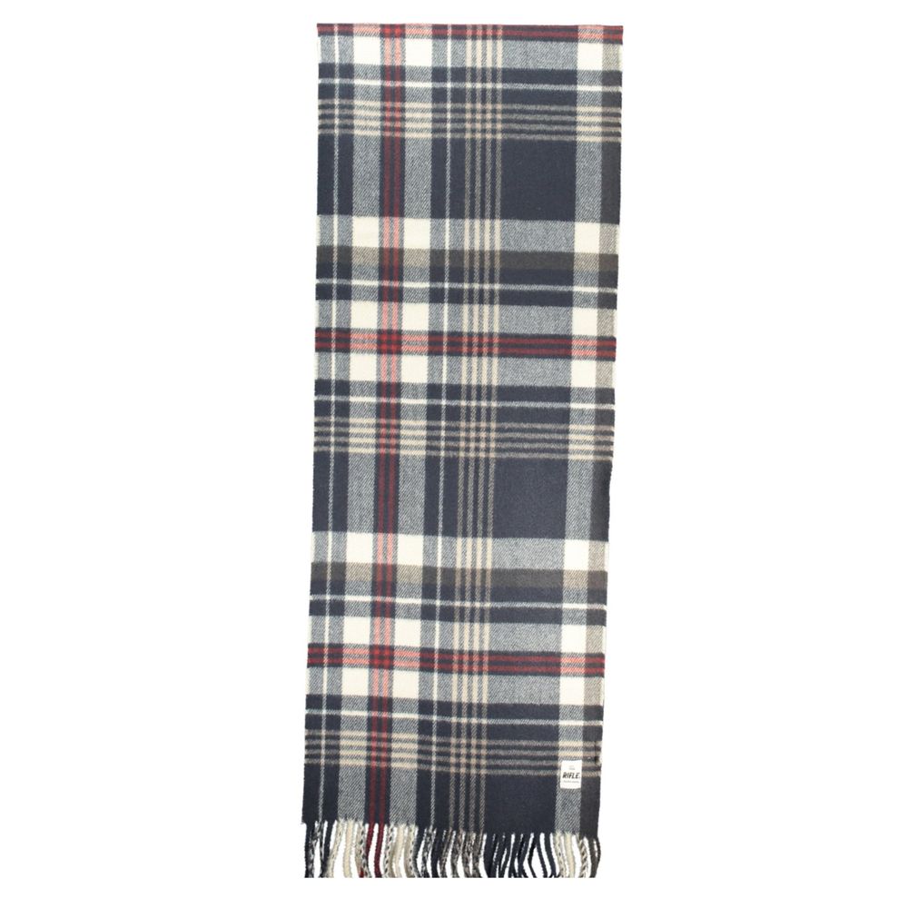 Blue Polyester Men Scarf