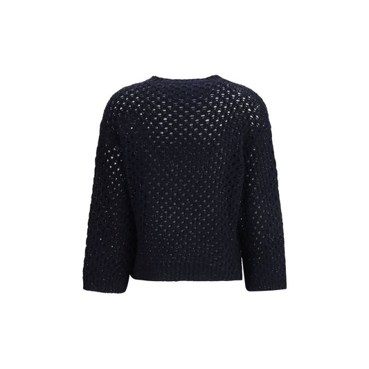 Black Fleece Wool Sweatshirt