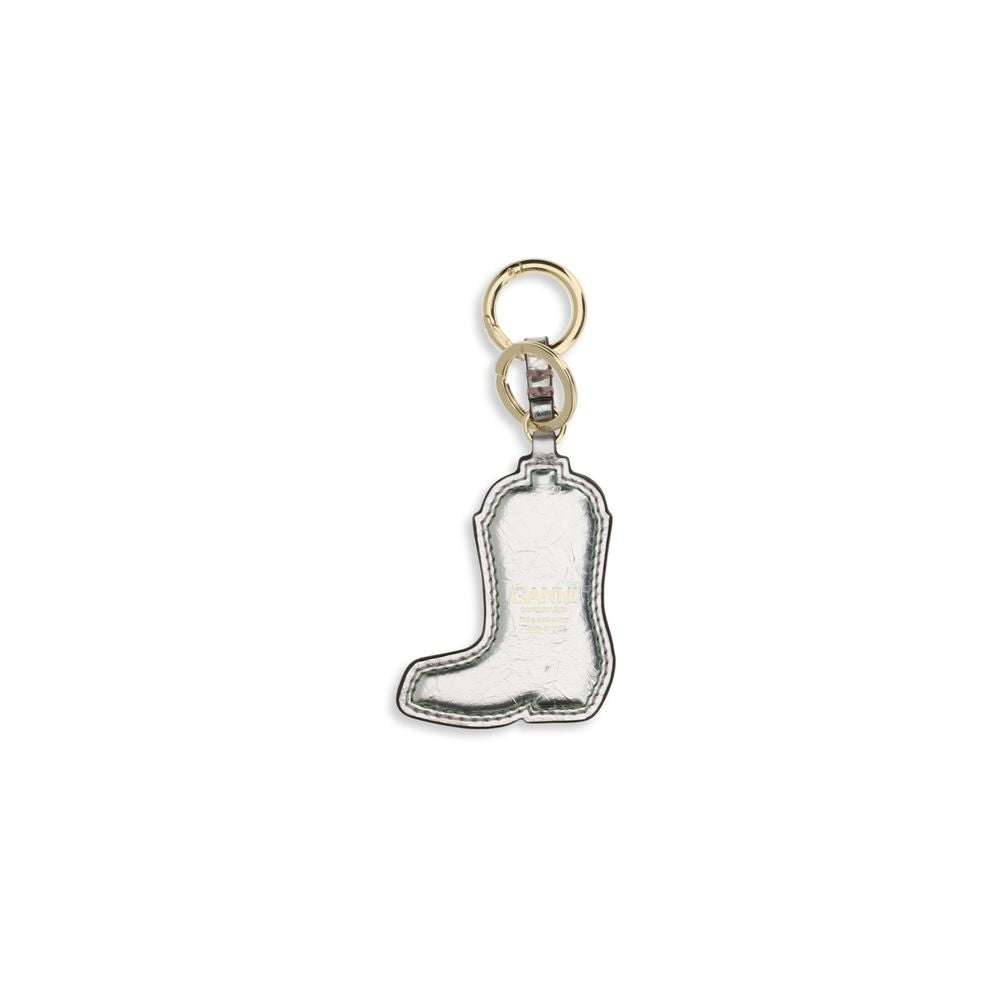 Silver Polyethylene Keychain