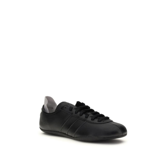 Black Rubber Athletic Sneakers