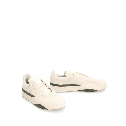 White Calfskin Low Top Sneakers