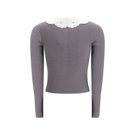 Gray Viscose Shirt