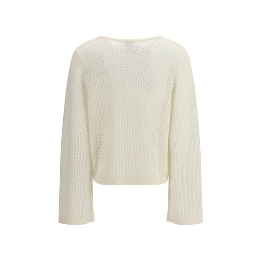White Wool Sweatshirt