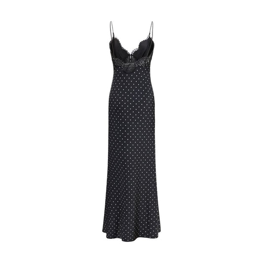 Multicolor Polyester Long Dress