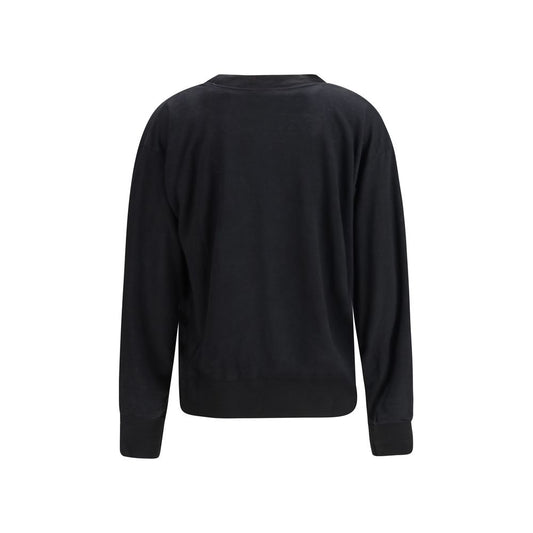 Black Linen Sweatshirt