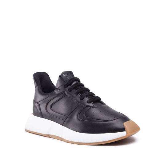 Black Calfskin Sneakers