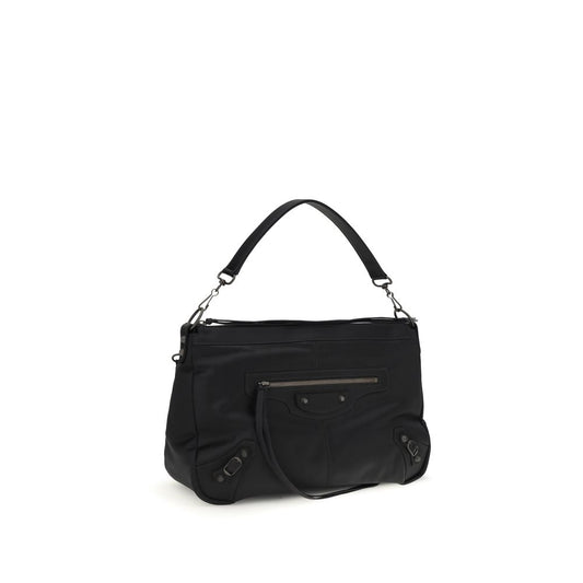 Black Polyamide Shoulder Bag