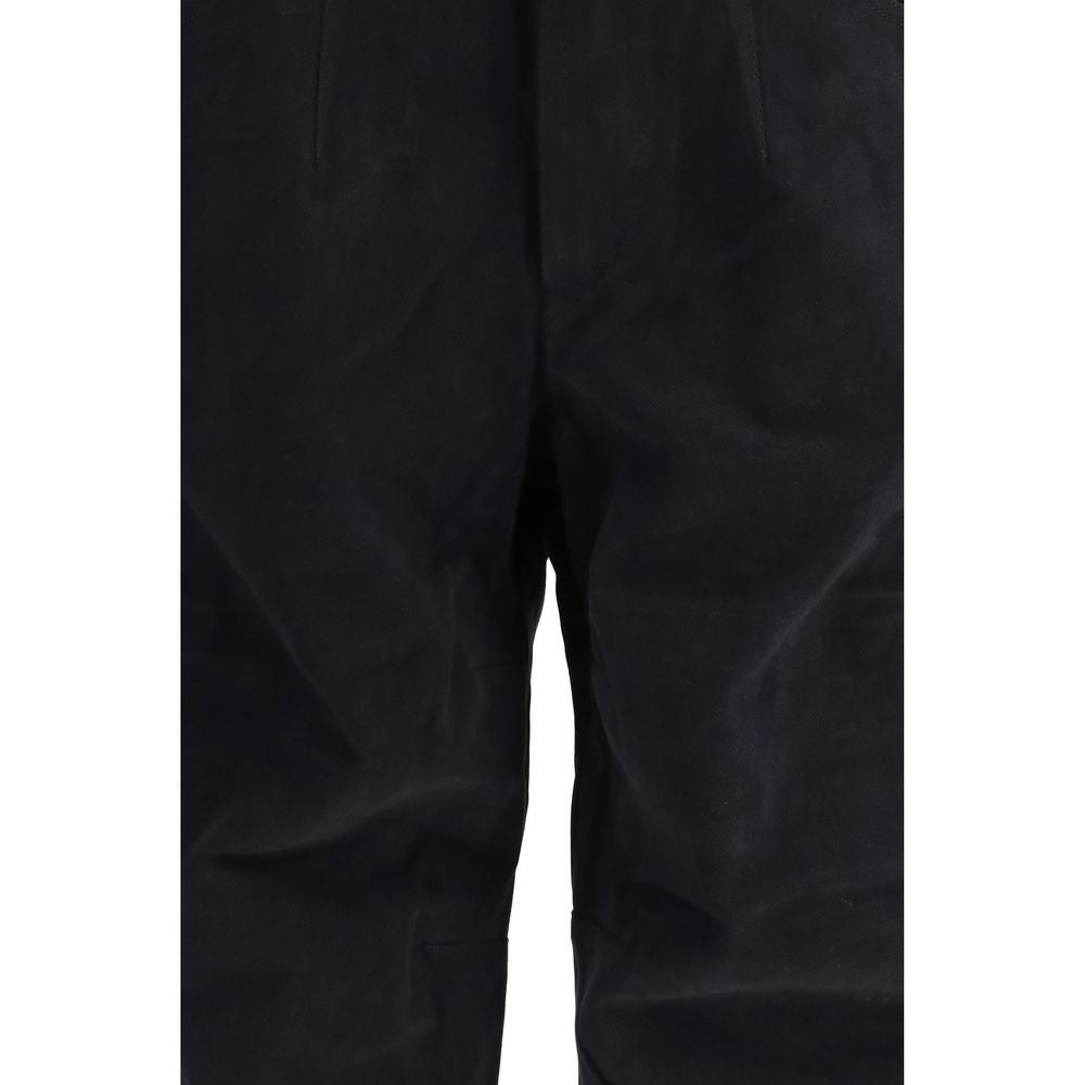 Black Cotton Pants