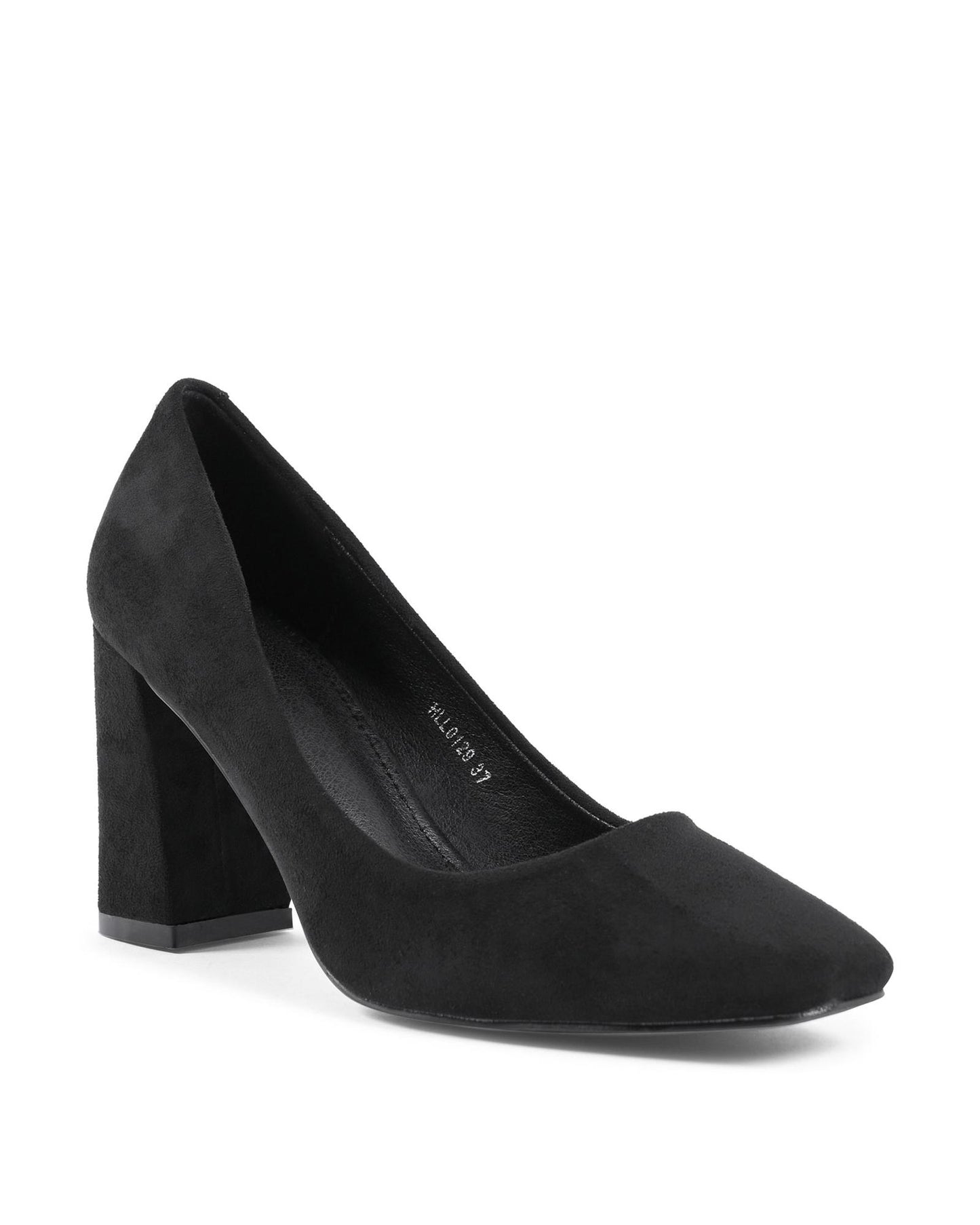 Black Fabric Pumps