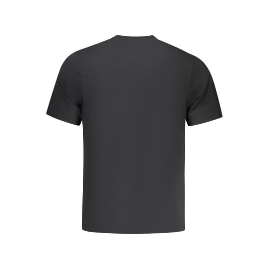 Black Cotton Men T-Shirt