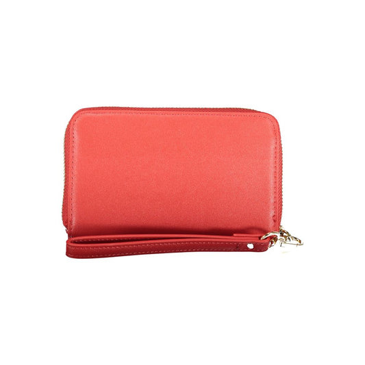 Rosso Poliuretano Women Wallet