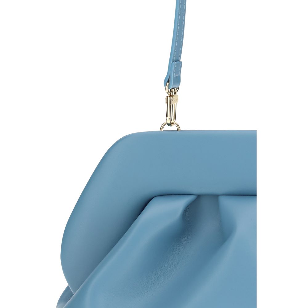 Light Blue Other Fibres Handbag