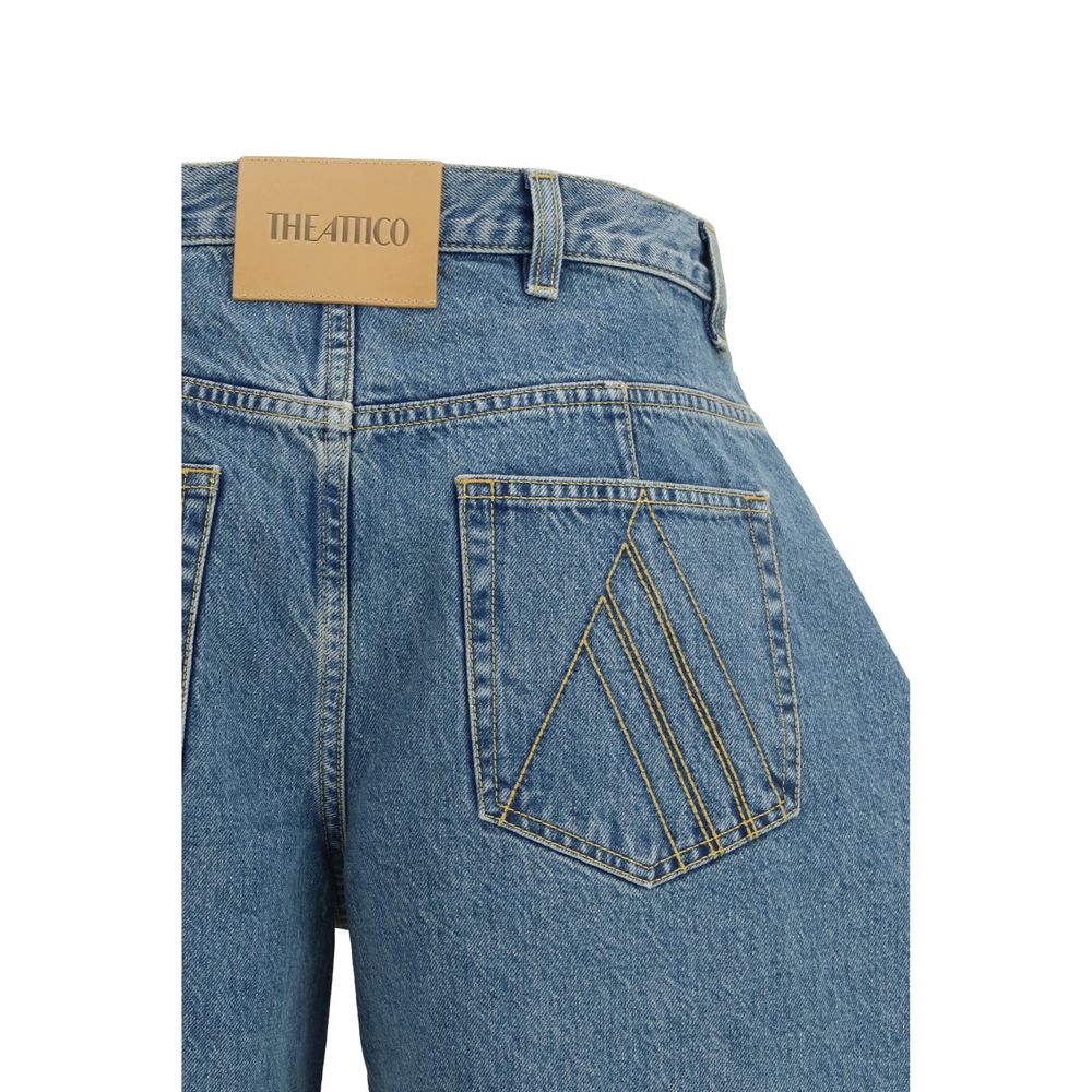Blue Cotton Jeans Denim