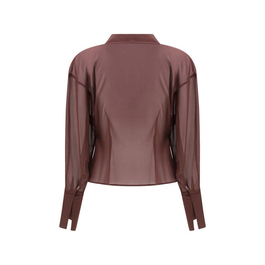 Purple Silk Blouse