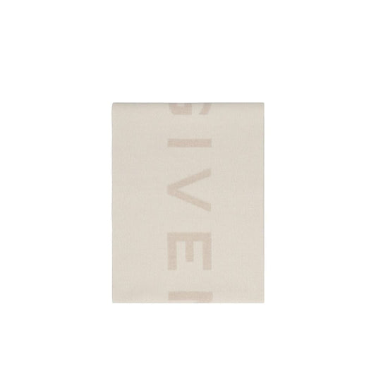 Beige Cashmere Scarf