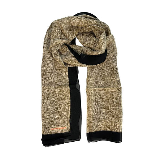 Black Silk Women Scarf