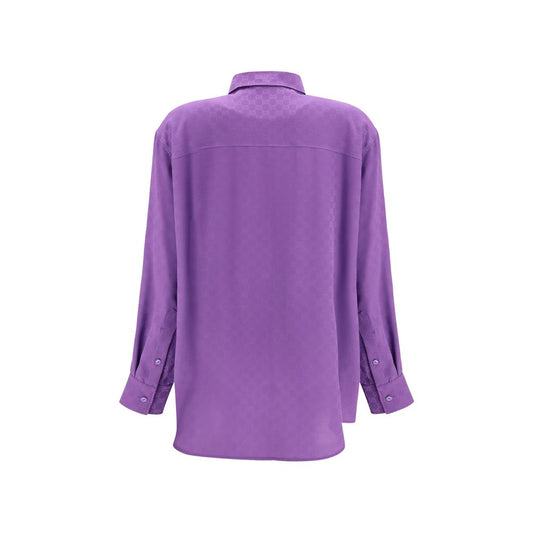 Purple Silk Shirt