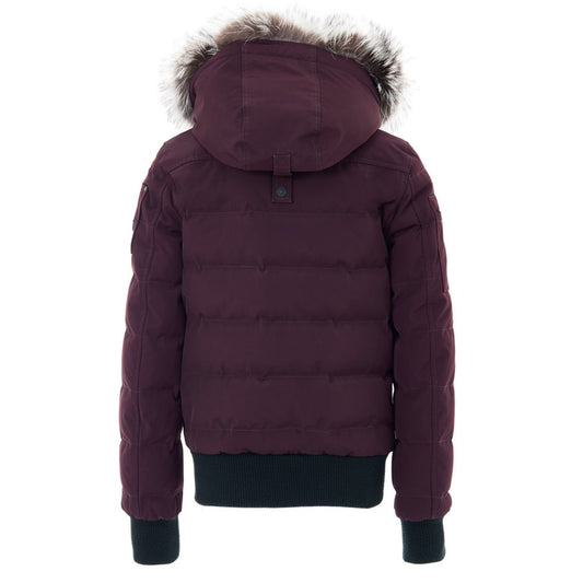 Purple Cotton Bomber