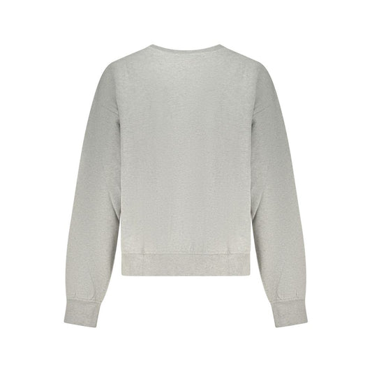 Grigio Cotton Women Sweatshirt