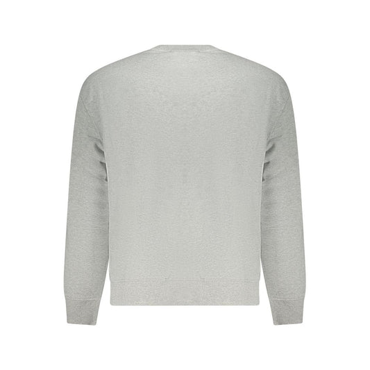 Gray Cotton Men's Sweatshirt