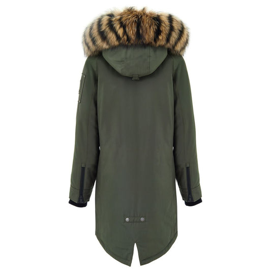 Green Cotton Parka