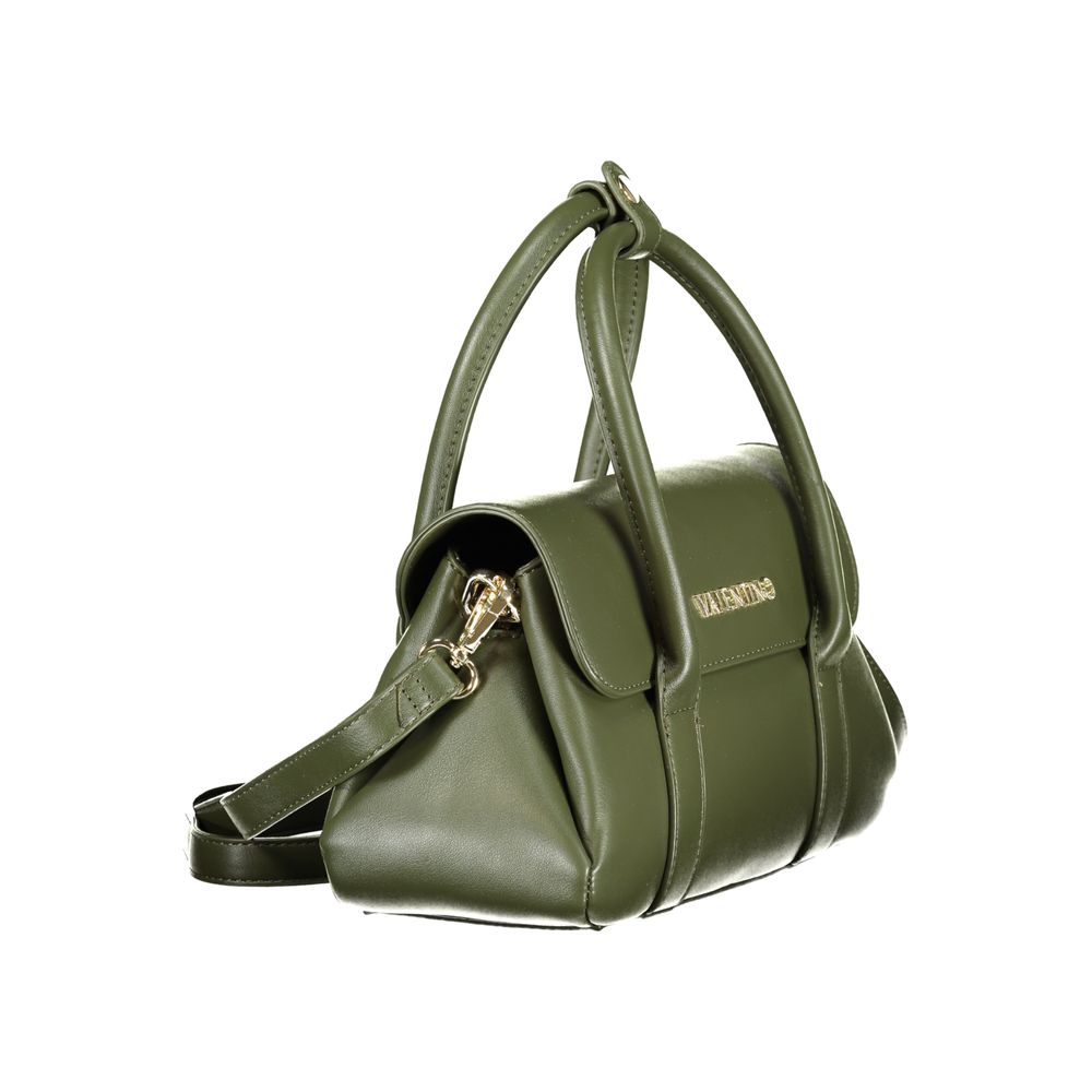 Green Polyurethane Women's Bag