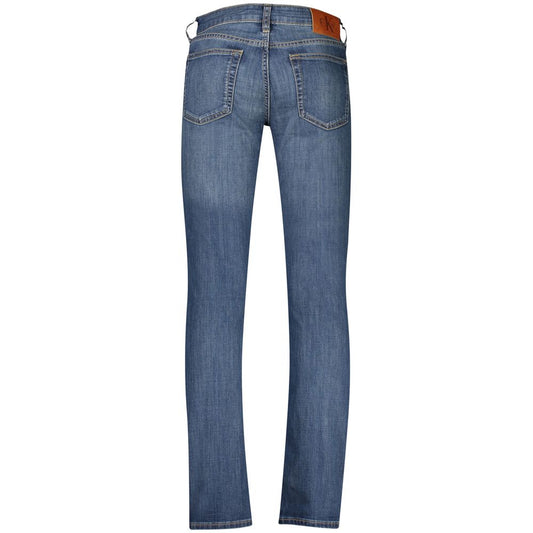 Blue Cotton Men's Jeans