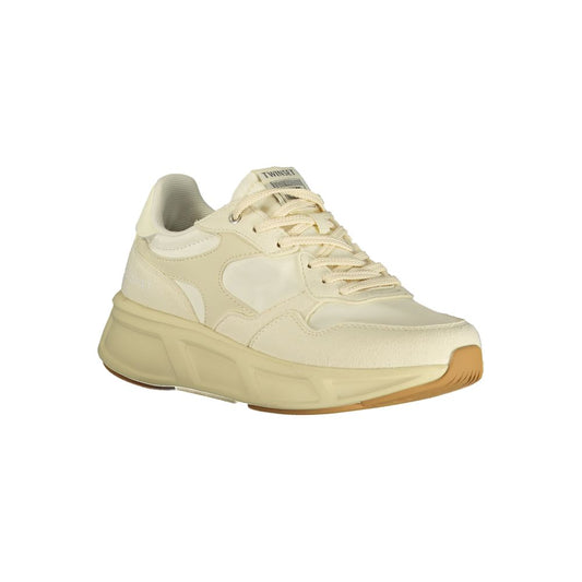 Beige Polyurethane Women Sneaker