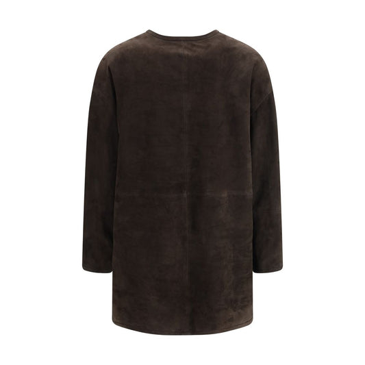 Brown Goatskin Coat