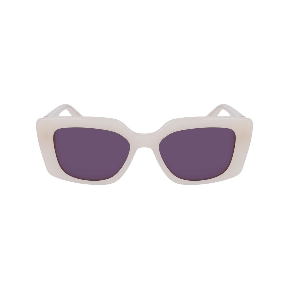 Beige Acetate Sunglasses