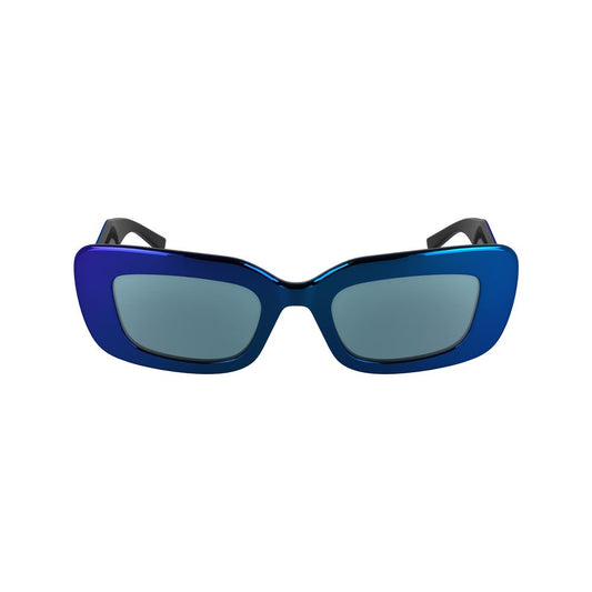 Blue Injected Sunglasses
