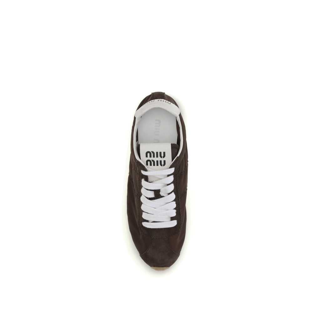 Brown Calf Leather Bos Taurus Low Top Sneakers