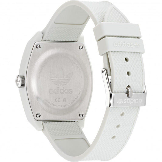 White Synthetic Dress Watch