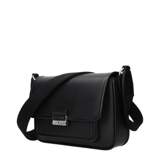 Black Leather Crossbody Bag
