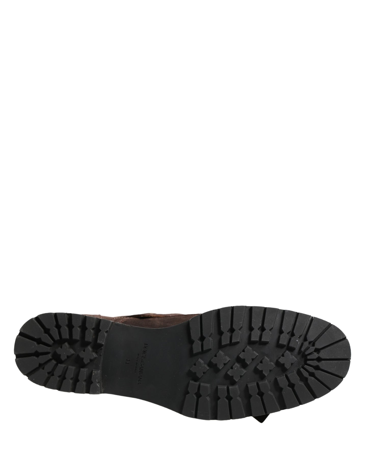 Brown Suede Leather Buckle Ankle Boots Shoes