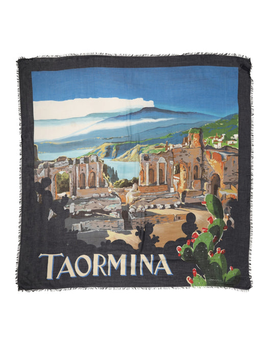 Multicolor Taormina Modal Shawl 130cm x 130cm Men Scarf