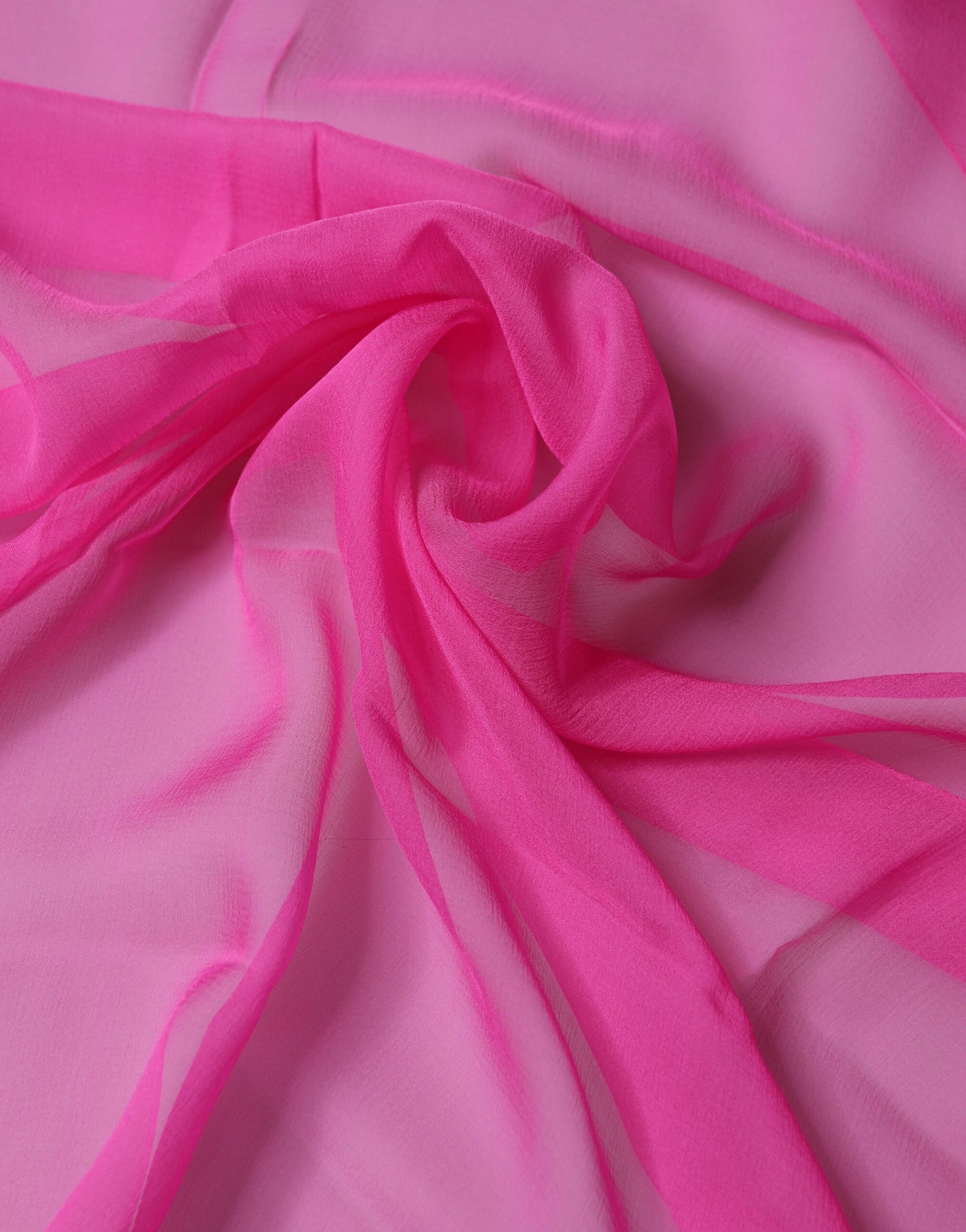 Pink Silk Neck Wrap Shawl Foulard 134cm x 131cm Scarf