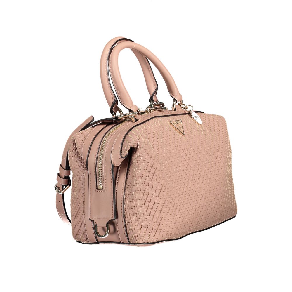 Rosa Poliuretano Women Handbag