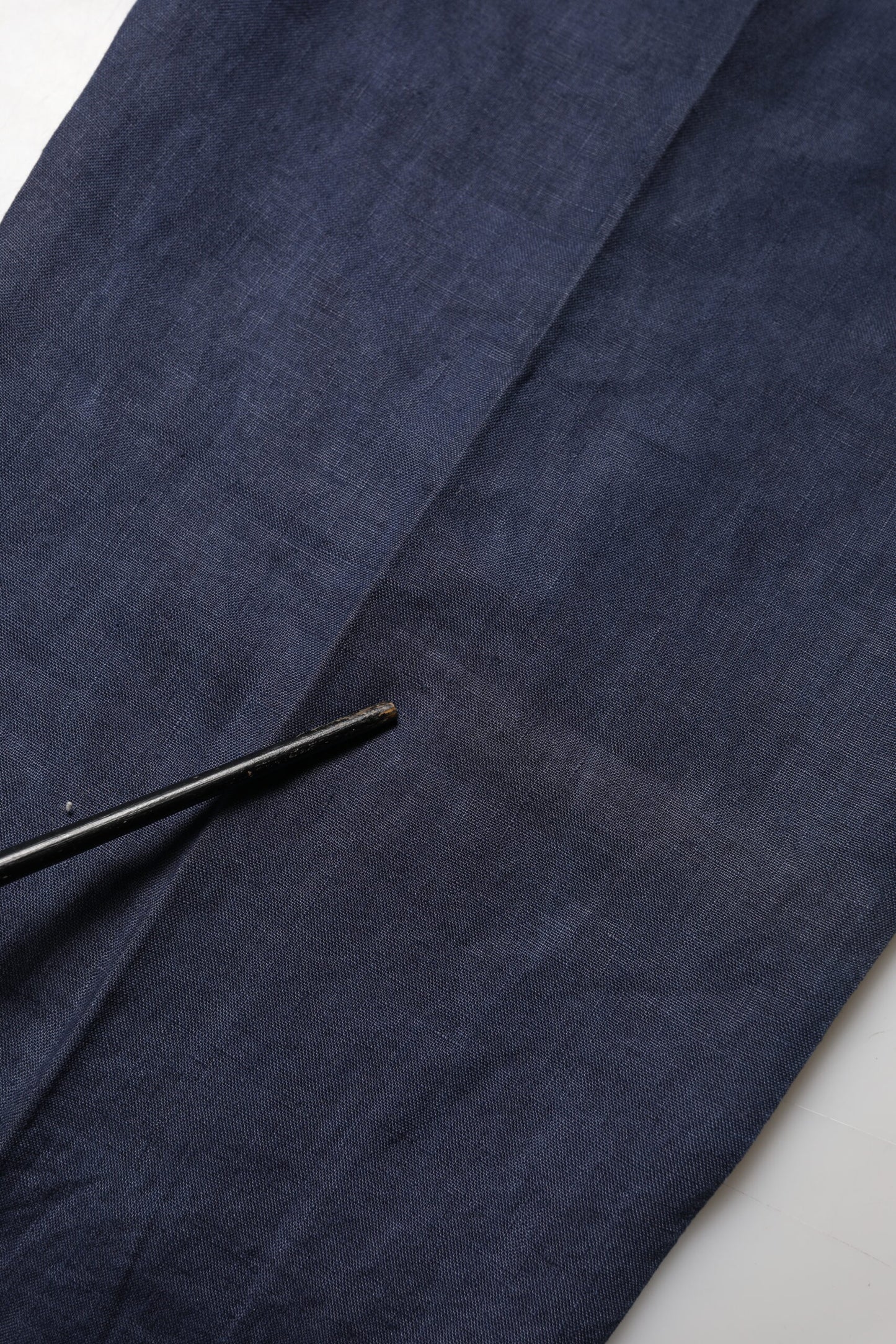 Navy Blue Skinny Chino Mid Waist Men Pants