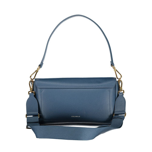 Blu Leather Woman Handbag