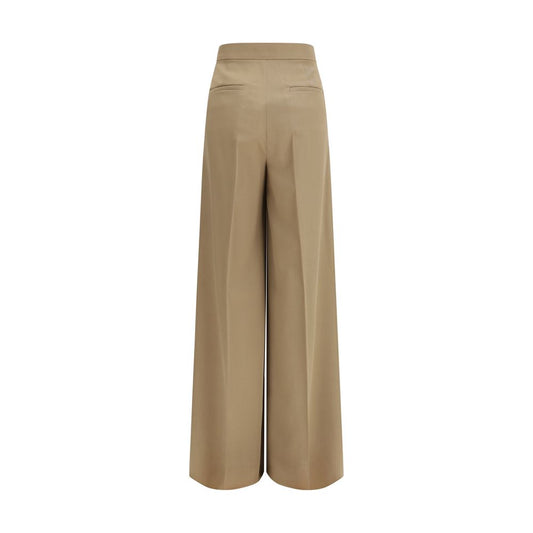 Beige Wool Oves Aries Pants